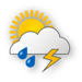 Carta meteorologica per domani